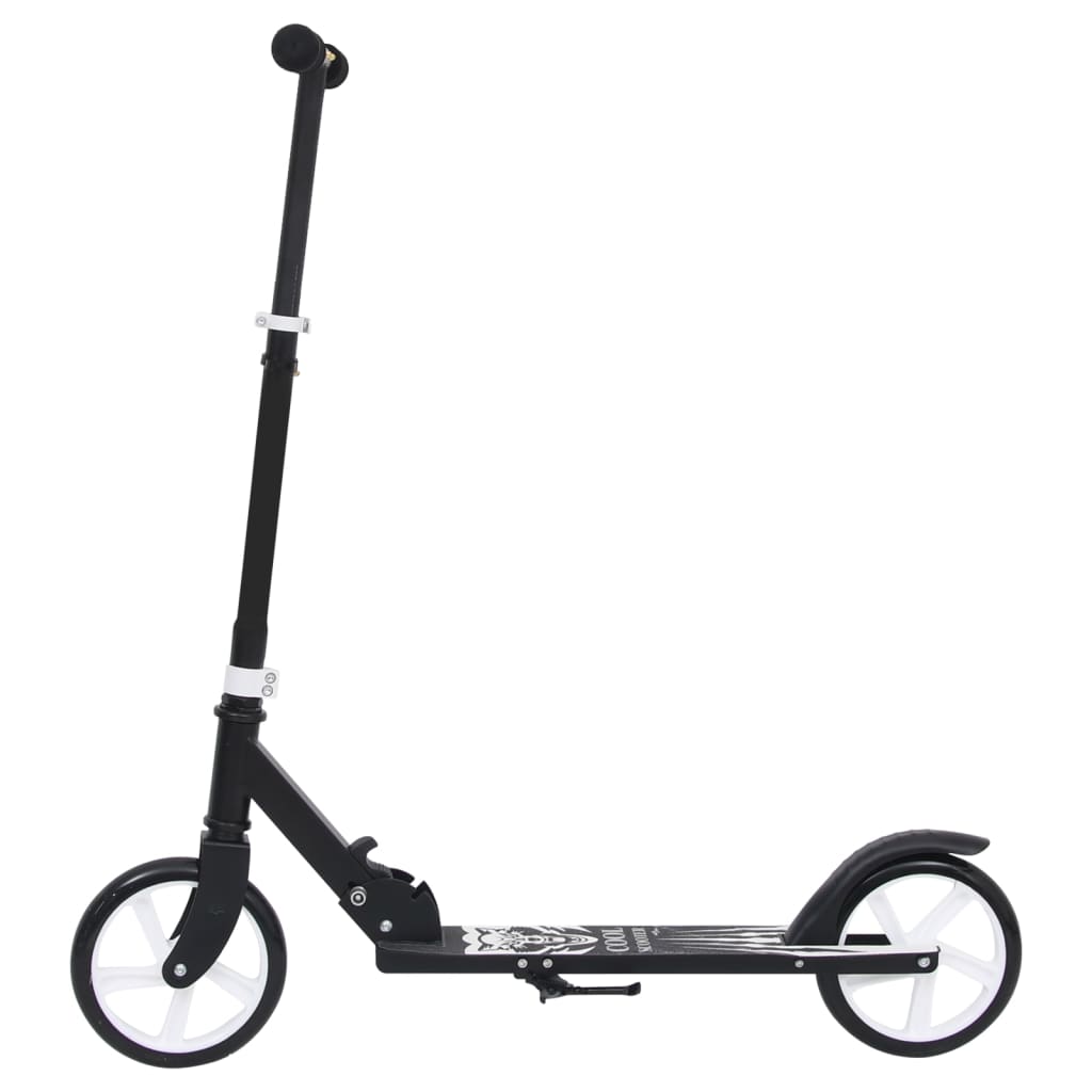 vidaXL 2-Wheel Children Scooter with Adjustable Handlebar Black