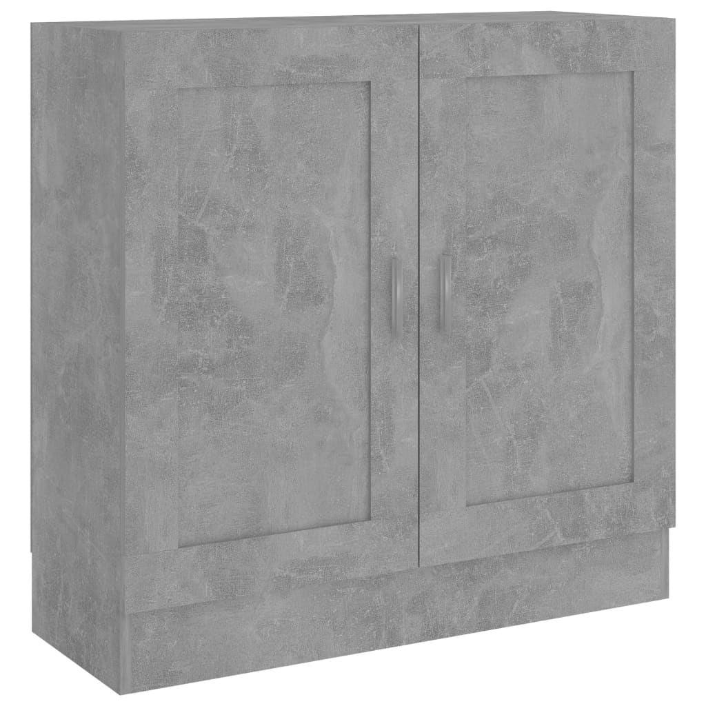 vidaXL Book Cabinet Concrete Grey 82.5x30.5x80 cm Engineered Wood