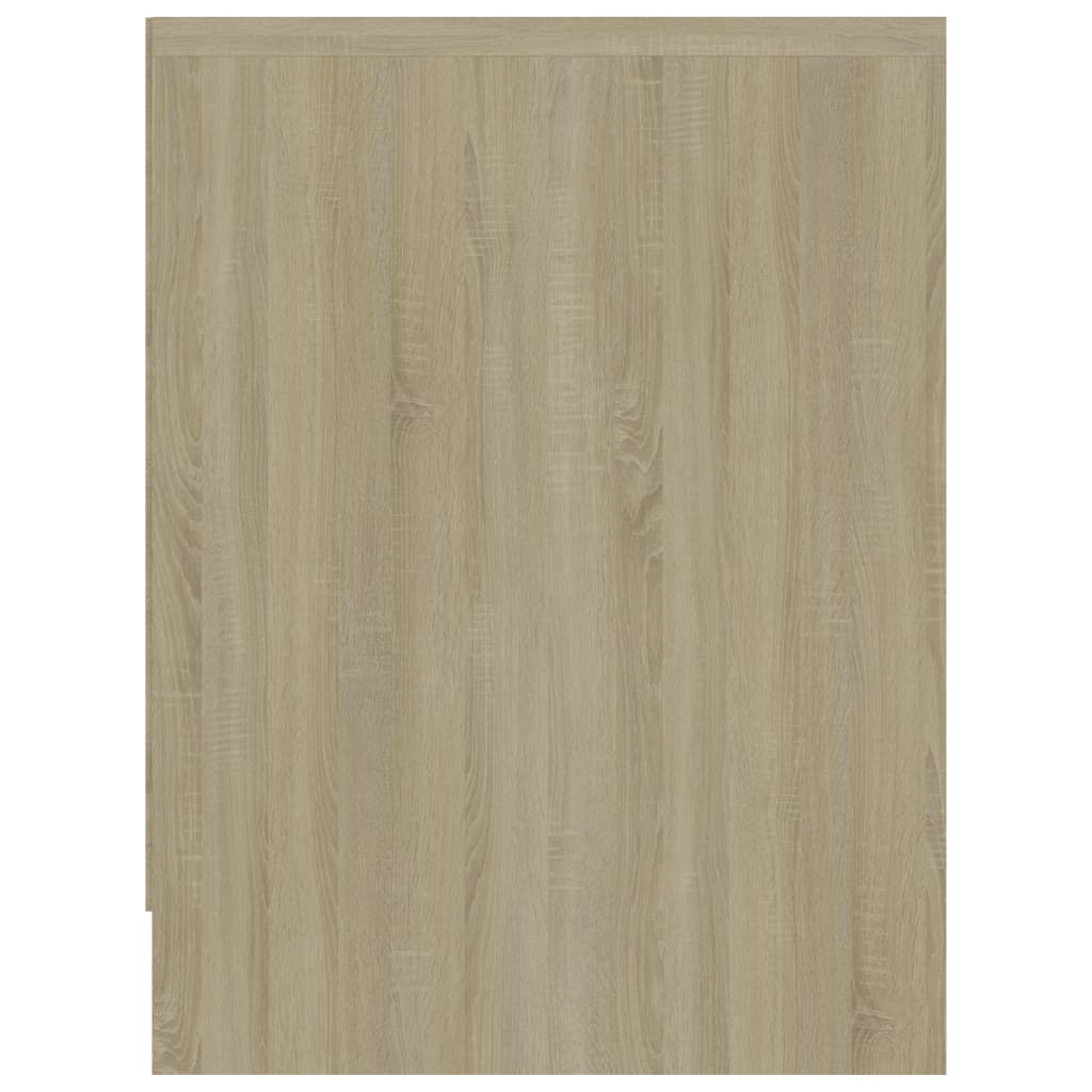 vidaXL Bedside Cabinets 2 pcs White and Sonoma Oak 40x30x40 cm Engineered Wood