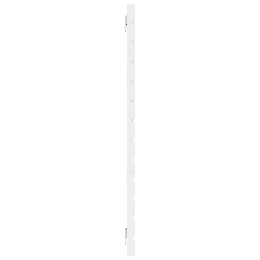 vidaXL Wall Headboard White 206x3x91.5 cm Solid Wood Pine