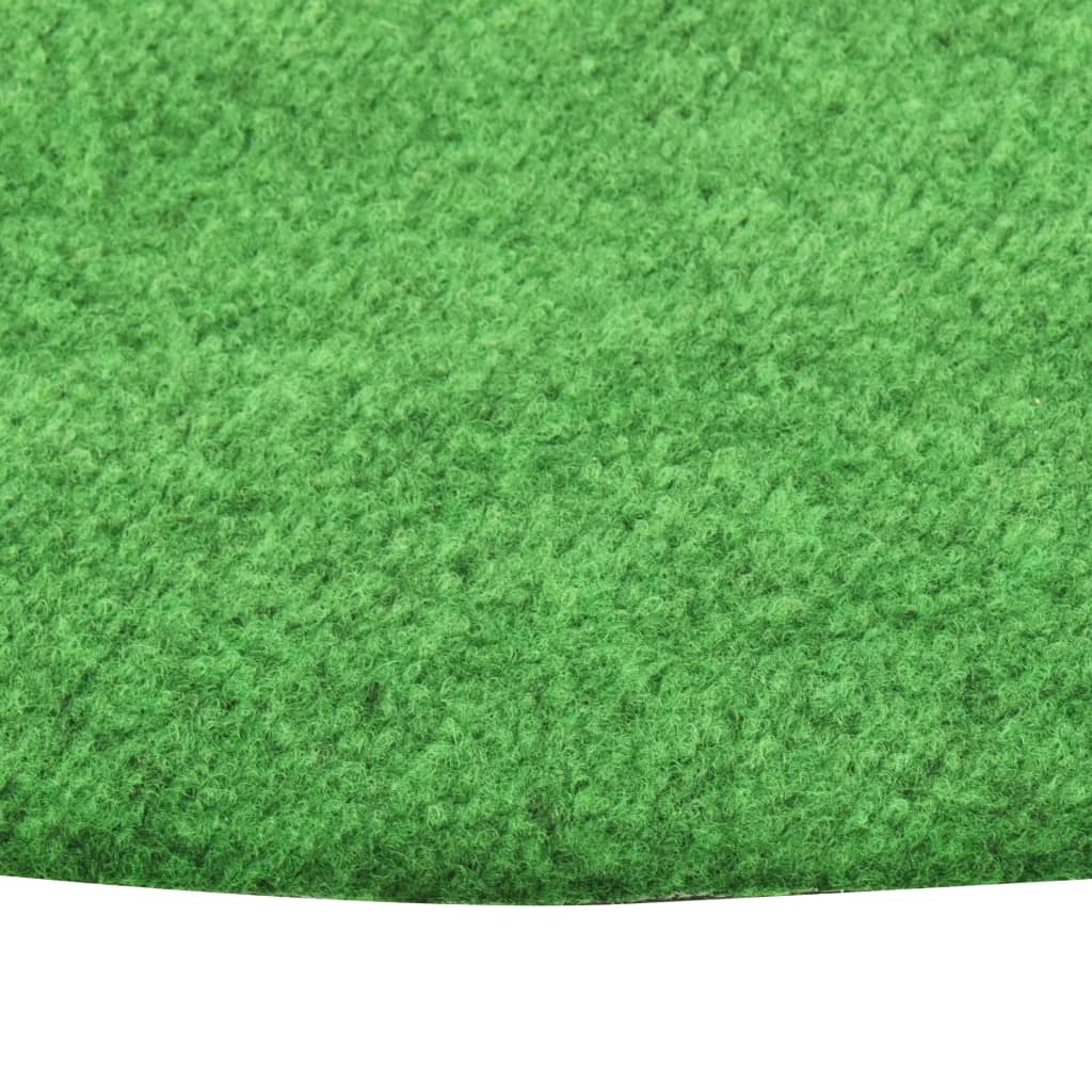vidaXL Artificial Grass with Studs Dia.170 cm Green Round