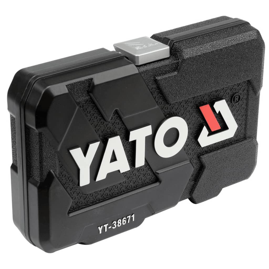 YATO 12 Piece Ratcheting Socket Spanner Set YT-38671