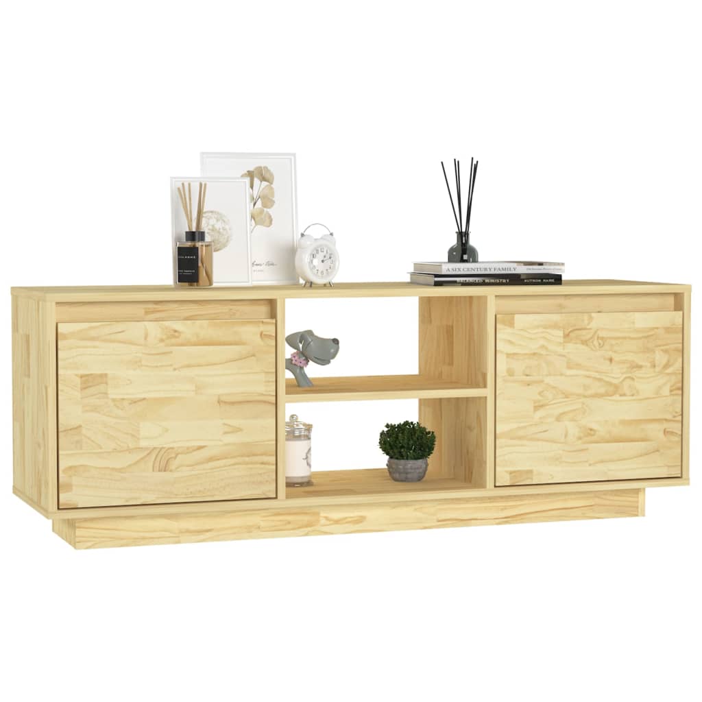 vidaXL TV Cabinet 110x30x40 cm Solid Pinewood