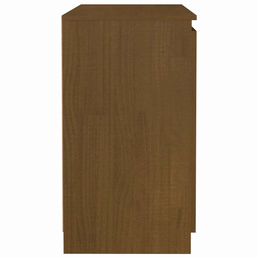 vidaXL Side Cabinet Honey Brown 60x36x65 cm Solid Pinewood