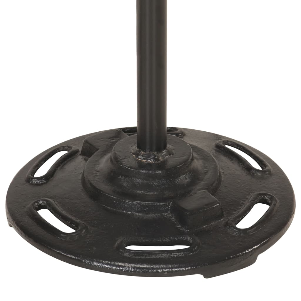 vidaXL Floor Lamp with 2 Lampshade Brass E27 Cast Iron