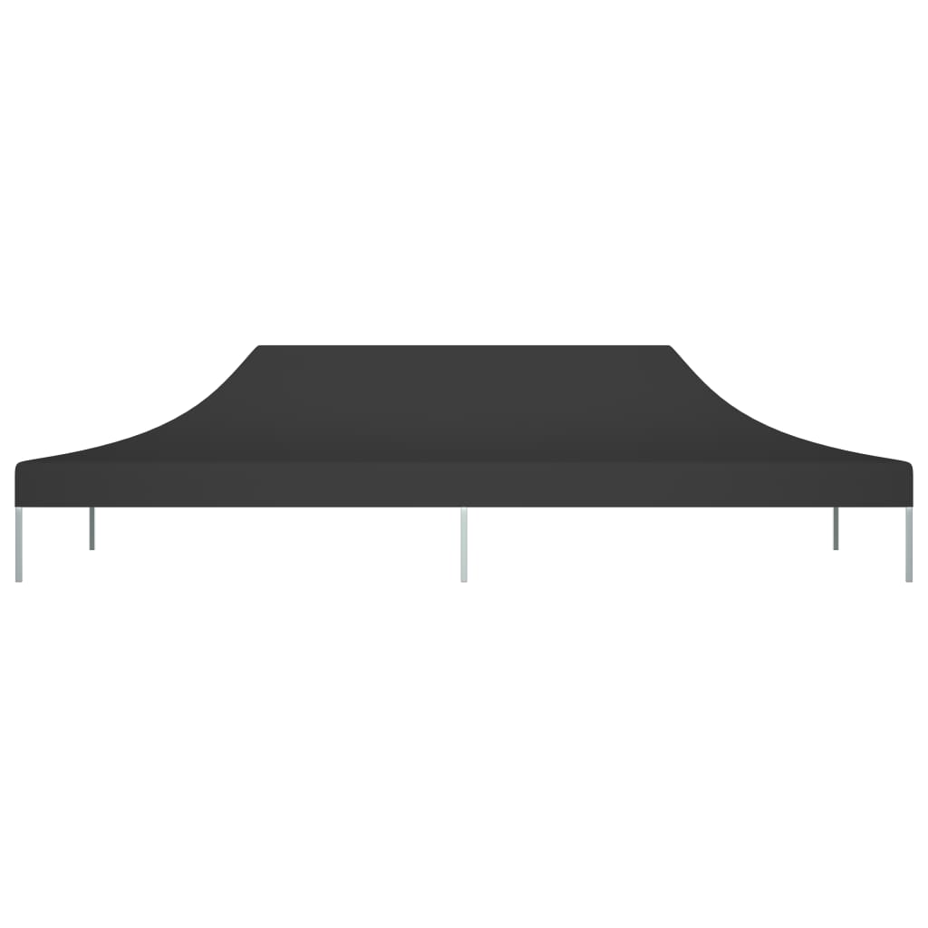 vidaXL Party Tent Roof 6x3 m Black 270 g/m²