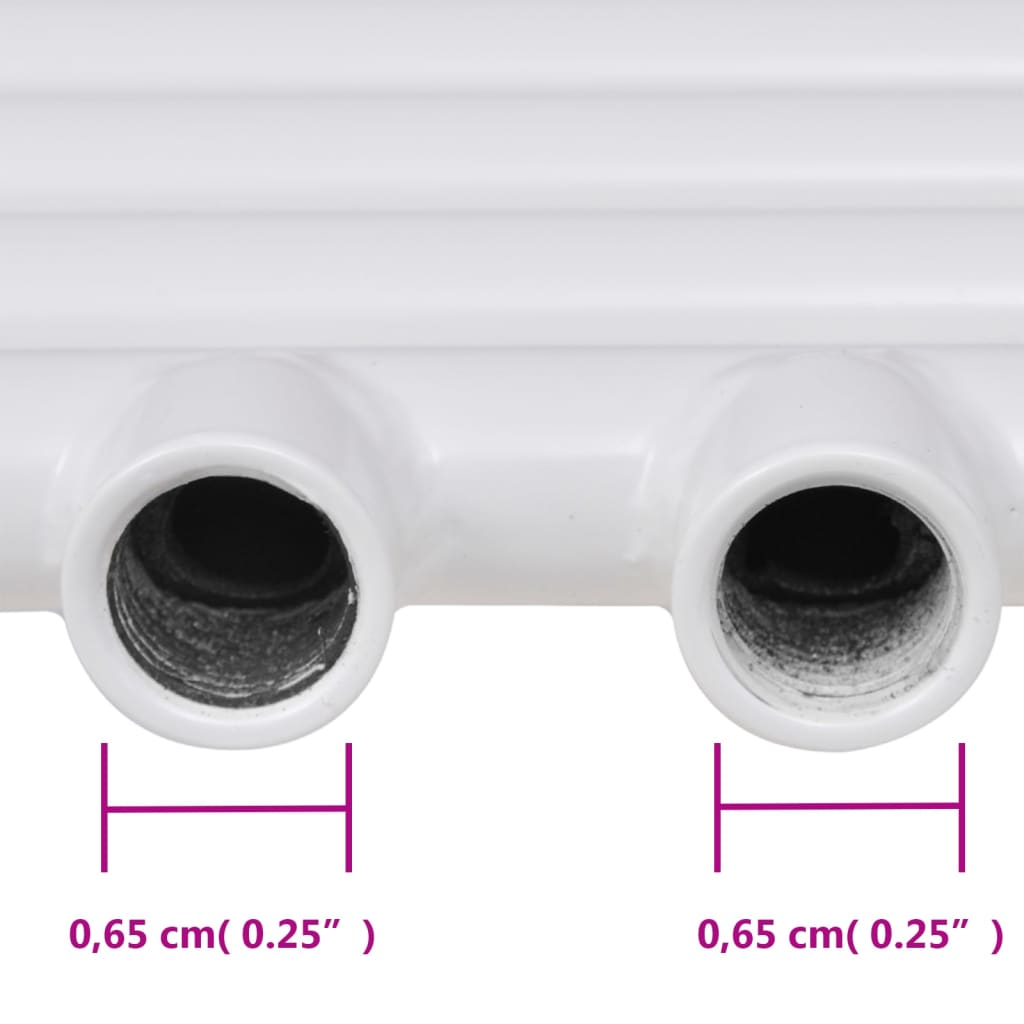 Bathroom Central Heating Towel Rail Radiator Straight 480 x 480 mm