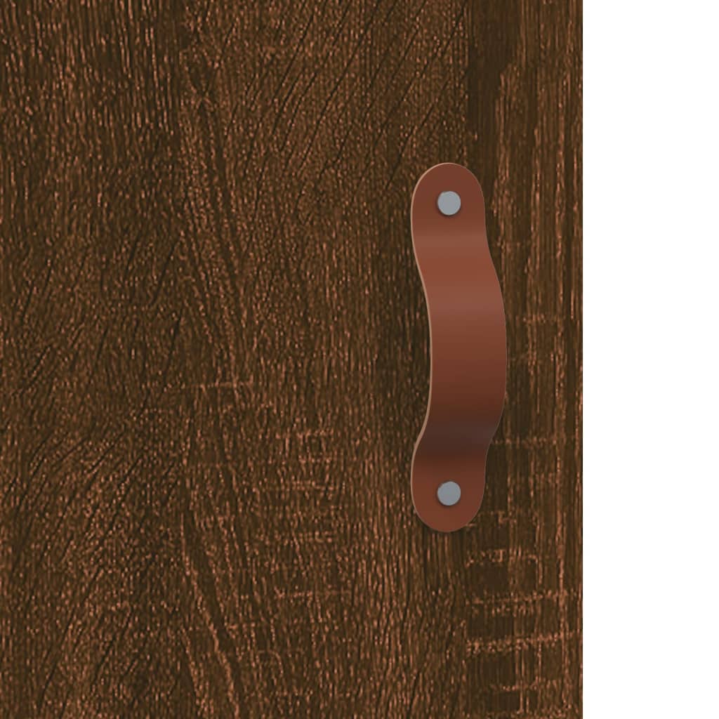 vidaXL Wall Cabinet Brown Oak 60x31x70 cm Engineered Wood