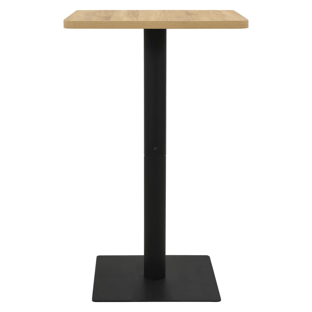 vidaXL Bistro Table Oak Colour 78.5x78.5x107 cm