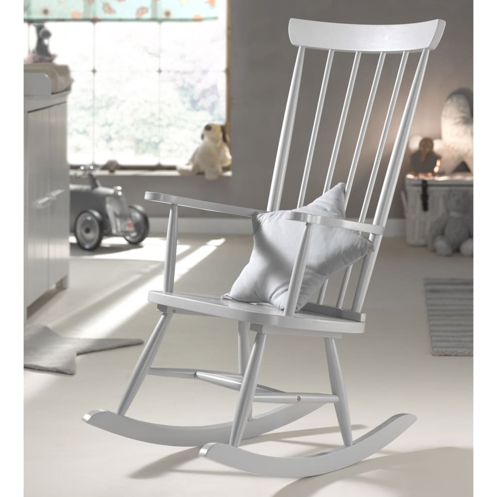 Vipack Rocking Chair Rocky Wood Grey