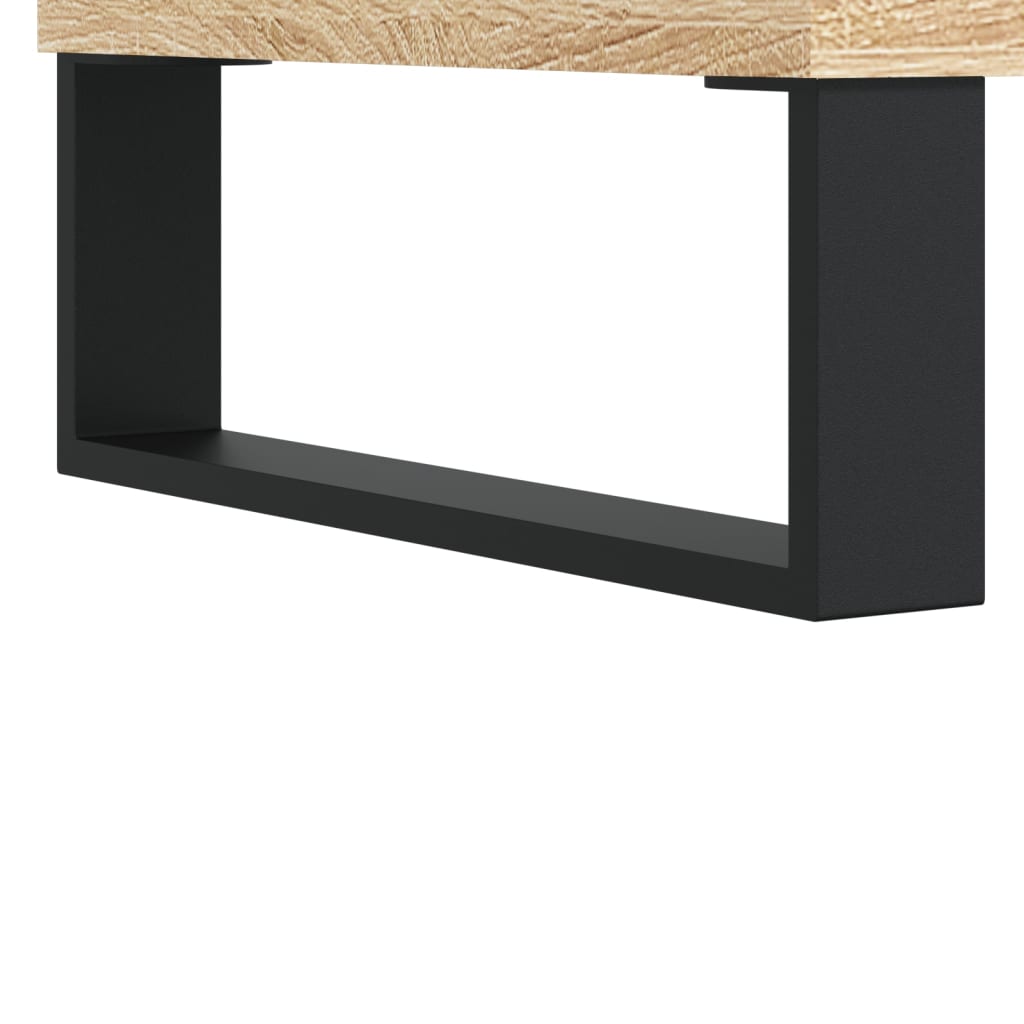 vidaXL Coffee Table Sonoma Oak 90x49x45 cm Engineered Wood