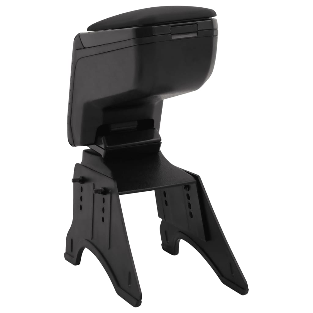 vidaXL Car Armrest Universal Black 14x30x(32-48.5) cm ABS