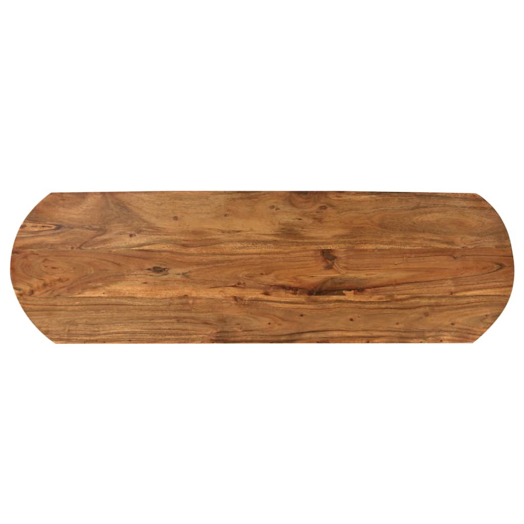 vidaXL Coffee Table Solid Acacia Wood 120x50x45 cm