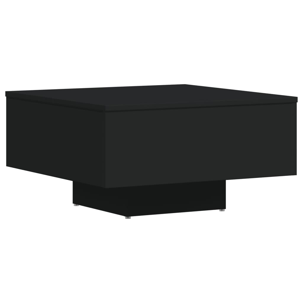 vidaXL Coffee Table Black 60x60x31.5 cm Engineered Wood vidaXL.co.uk