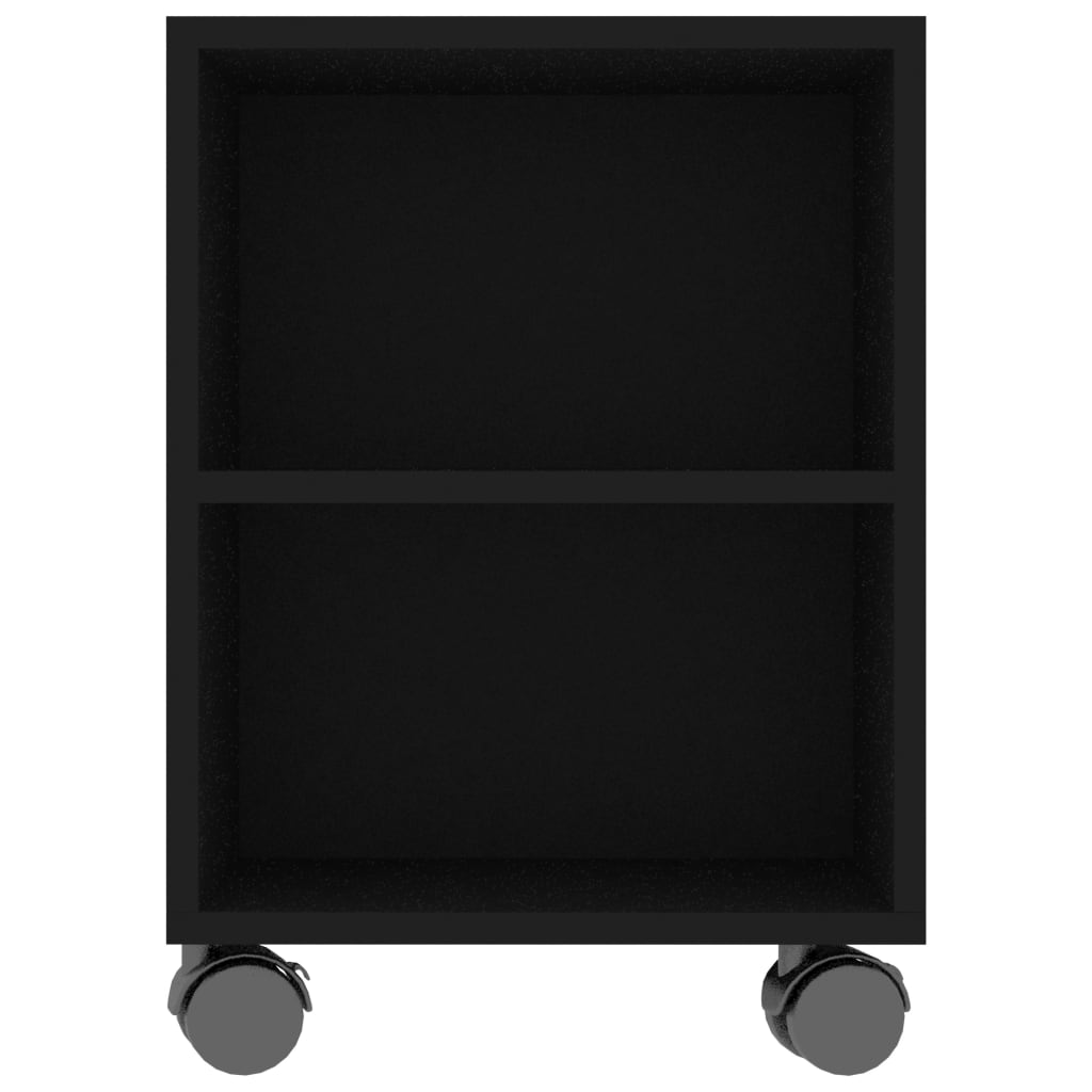 vidaXL TV Cabinet Black 120x35x48 cm Engineered Wood