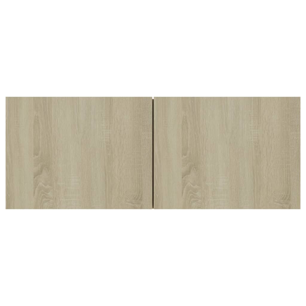 vidaXL TV Cabinets 3 pcs Sonoma Oak Engineered Wood