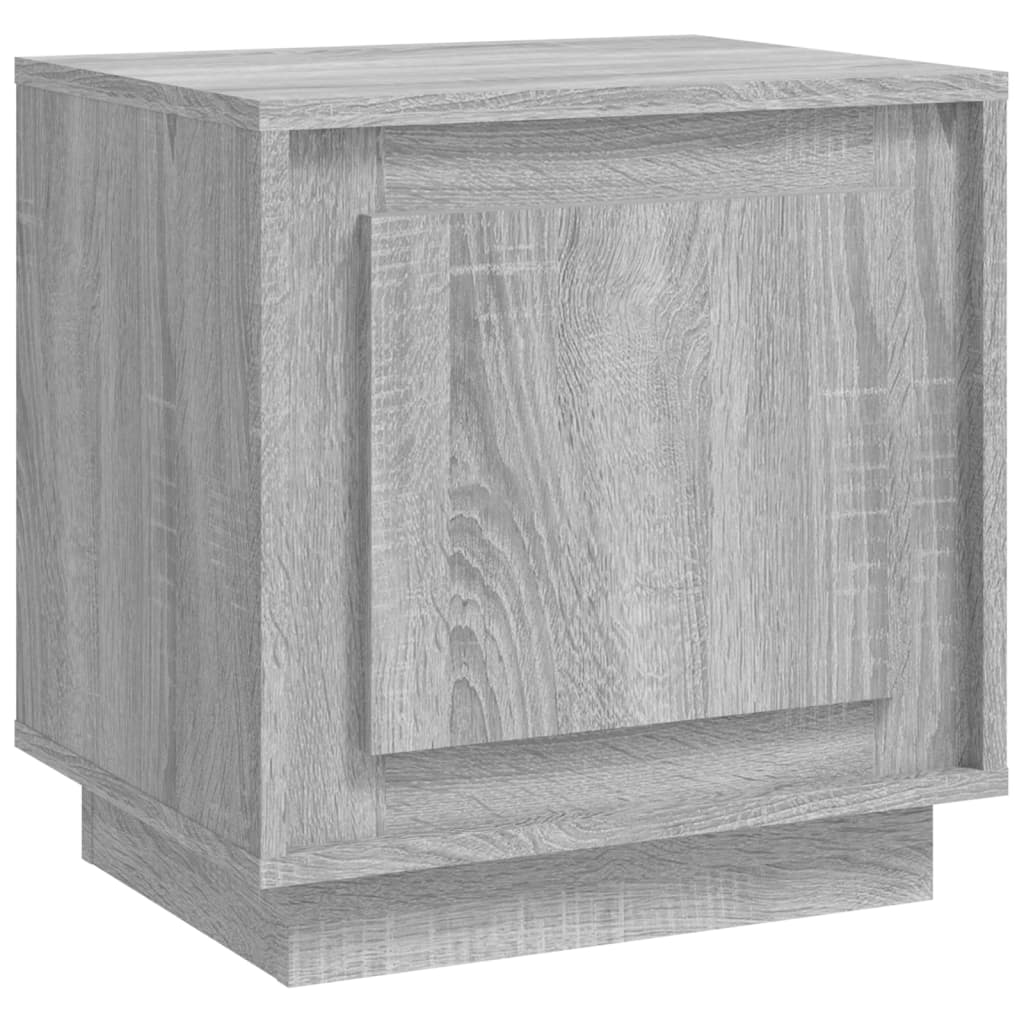 vidaXL Bedside Cabinet Grey Sonoma 44x35x45 cm Engineered Wood