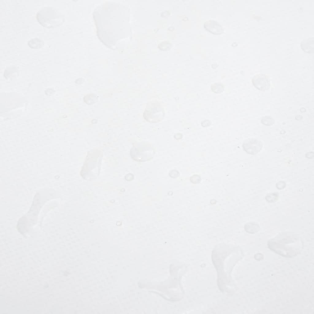 vidaXL Tarpaulin White 1.5x6 m 650 g/m²