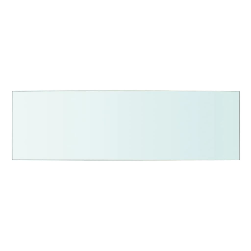 vidaXL Shelves 2 pcs Panel Glass Clear 50x15 cm
