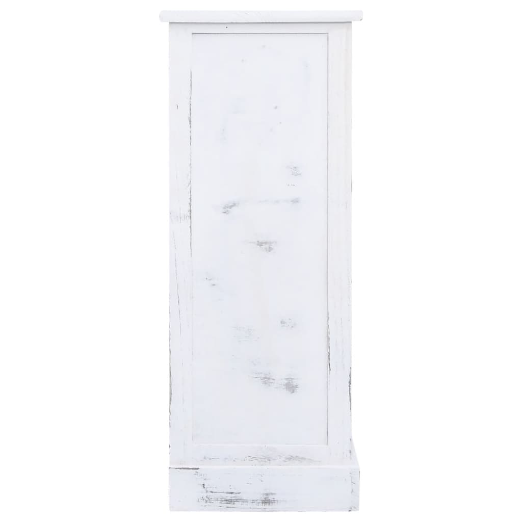 vidaXL Drawer Cabinet White 60x30x75 cm Wood
