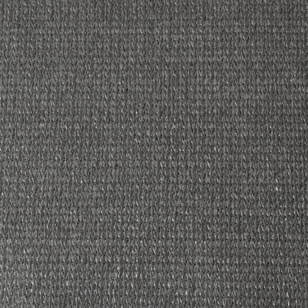 Livin'outdoor Shade Cloth Iseo HDPE Square 3.6x3.6 m Grey