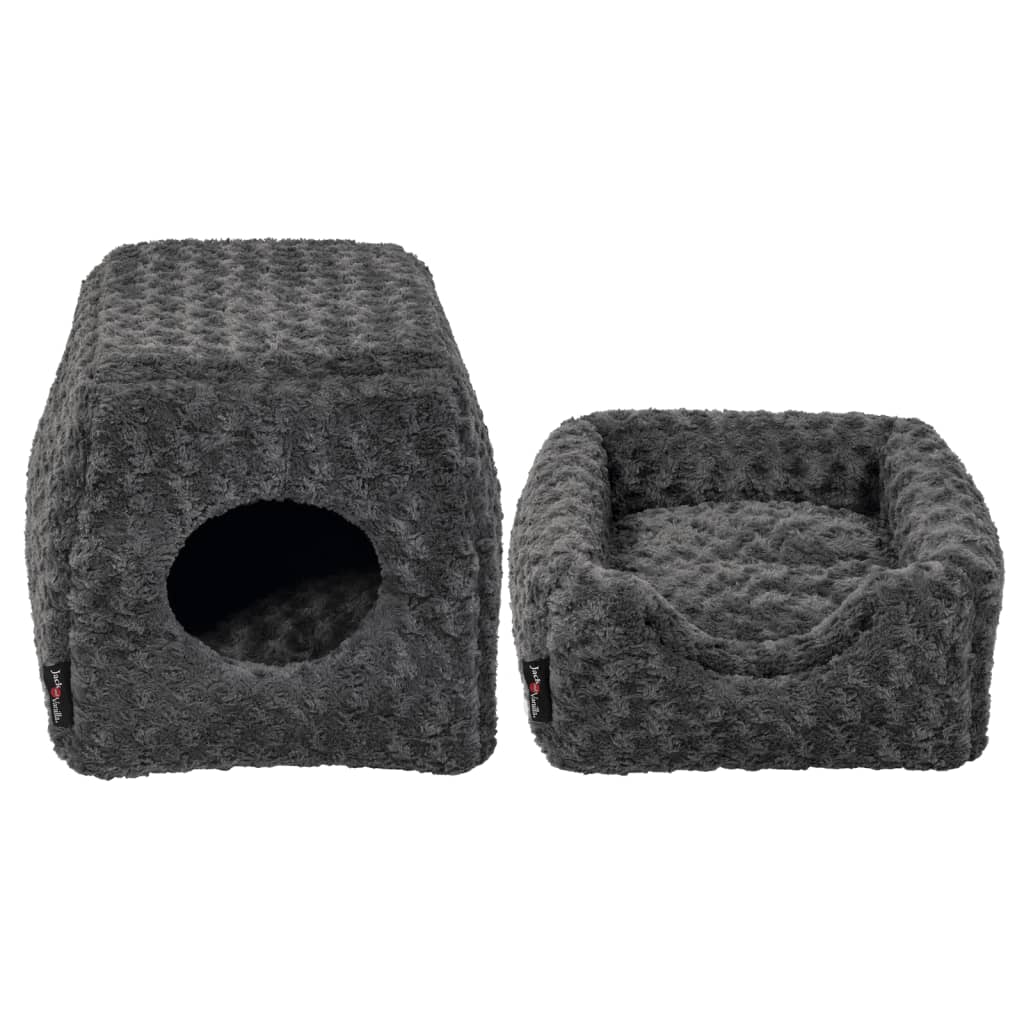 Jack and Vanilla Pet Cave Softy S 40x40x39 cm Rosette Grey
