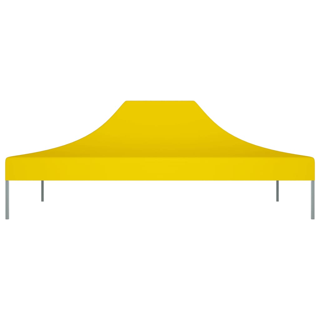 vidaXL Party Tent Roof 4.5x3 m Yellow 270 g/m²
