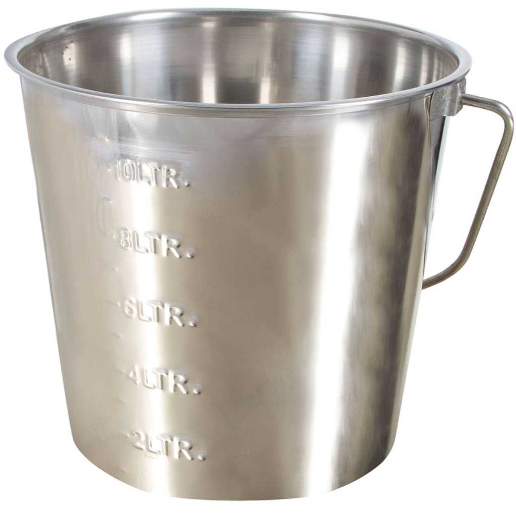 Kerbl Bucket 12.3 L Stainless Steel 29377