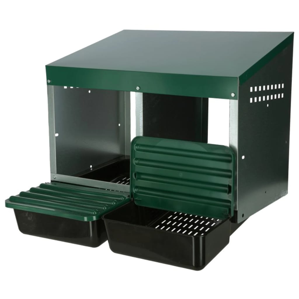 Kerbl Double Chicken Laying Nest 53x52x43.5 cm Plastic Green
