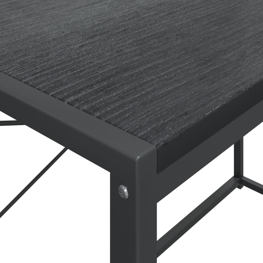 vidaXL Computer Desk Black 110x60x138 cm Engineered Wood