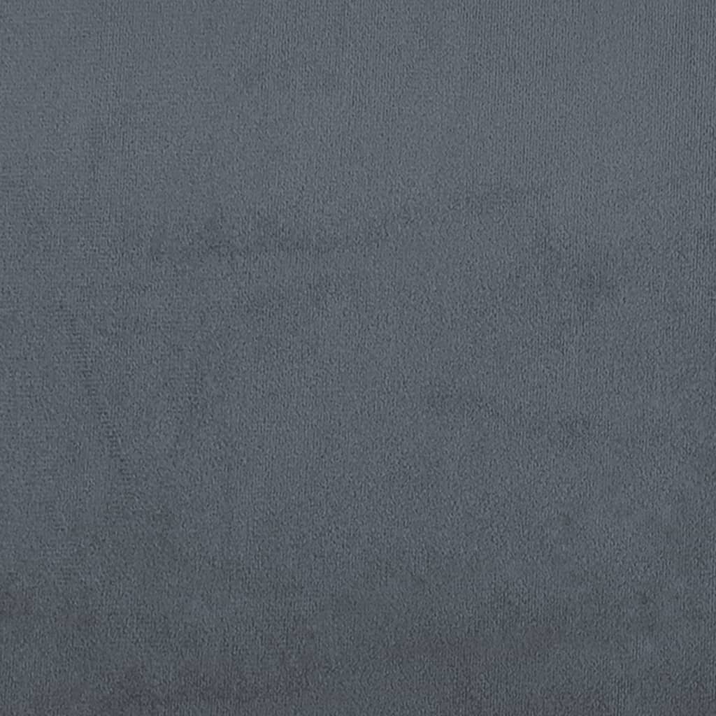 vidaXL Day Bed Dark Grey 90x190 cm Velvet