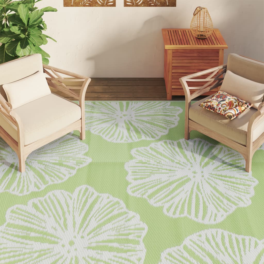vidaXL Outdoor Carpet Green 190x290 cm PP