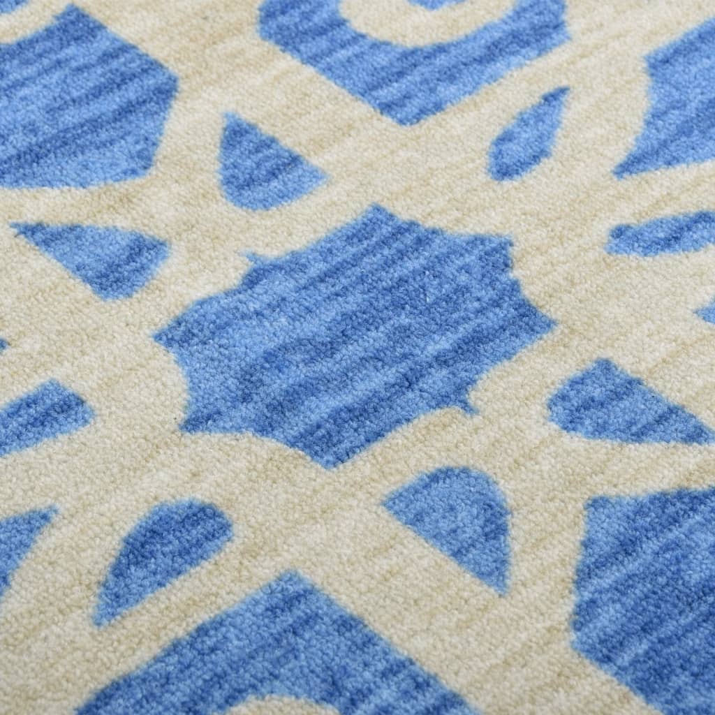 vidaXL Carpet Runner Blue 80x350 cm