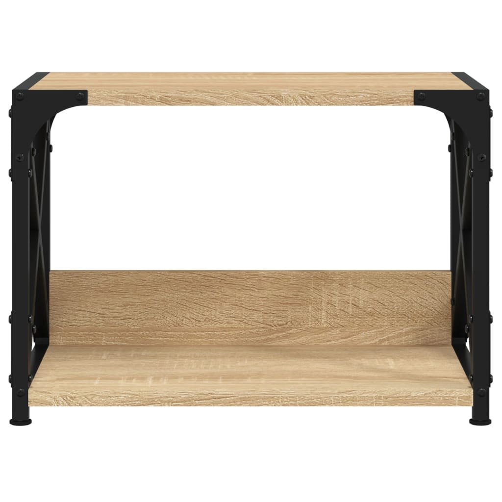 vidaXL Printer Stand 2-Tier Sonoma Oak 44x26x31.5 cm Engineered Wood