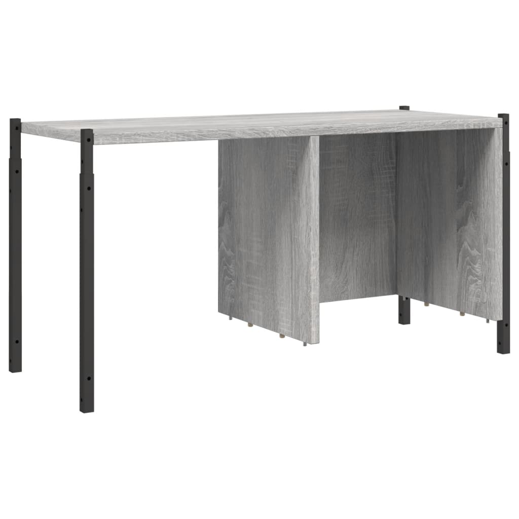 vidaXL Bookcase Grey Sonoma 72x28x172 cm Engineered Wood