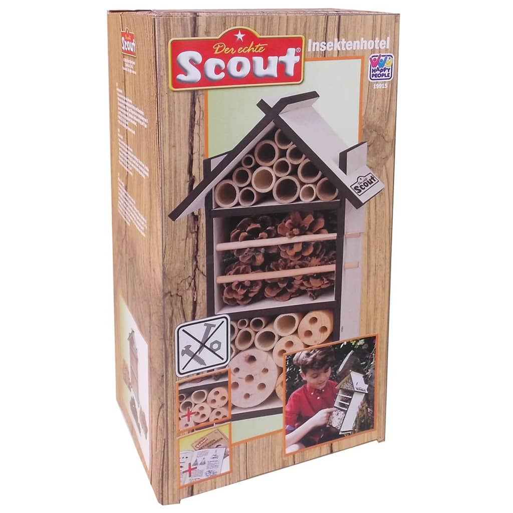 Scout Insect Hotel 9.5x16x28 cm Wood