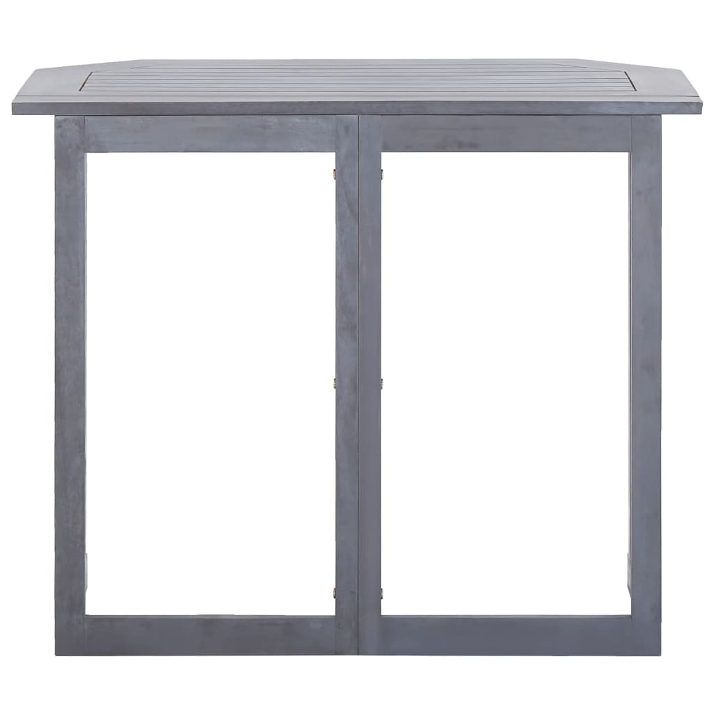 vidaXL Folding Balcony Table 90x50x74 cm Solid Acacia Wood
