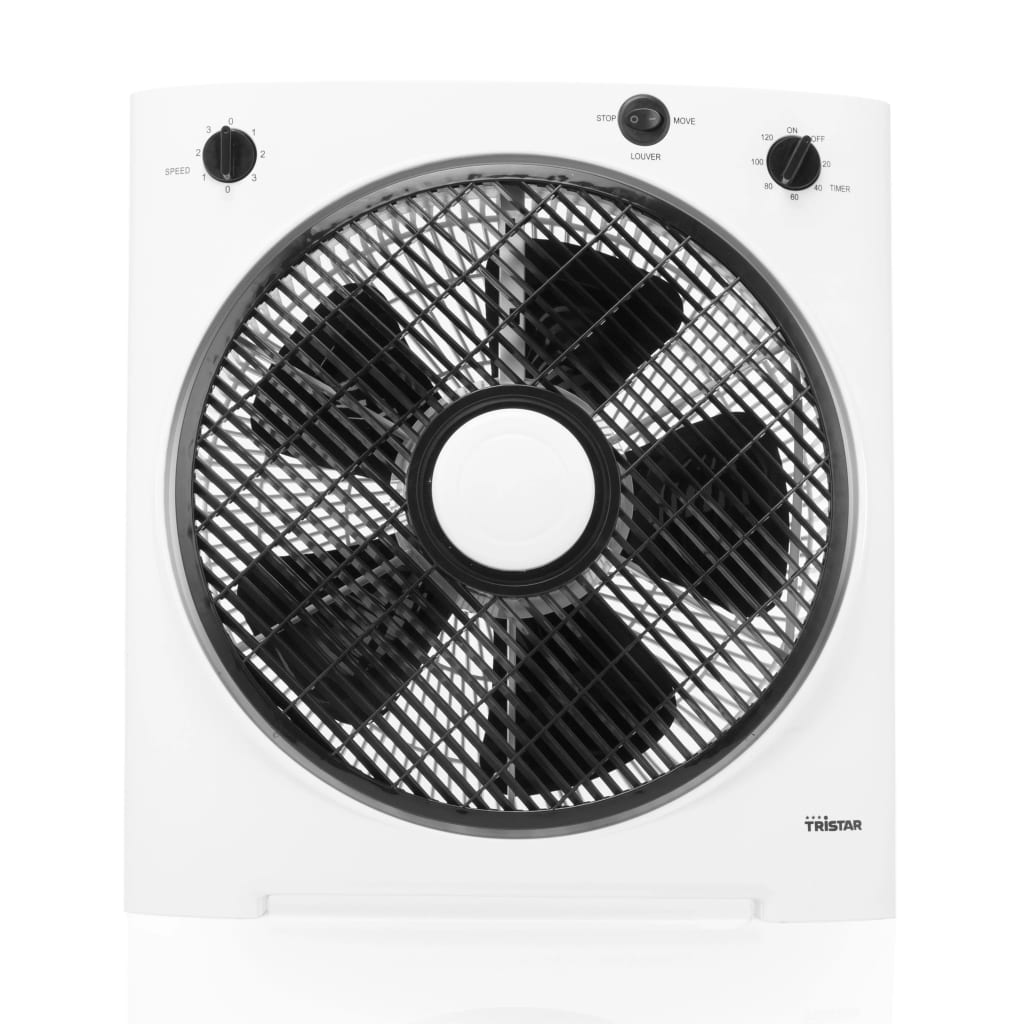 Tristar Box Fan VE-5858 30W 30cm White and Black