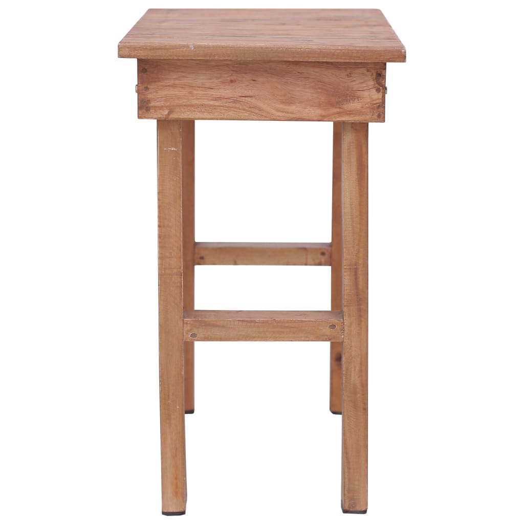 vidaXL End Table 70x35x60 cm Solid Mahogany Wood