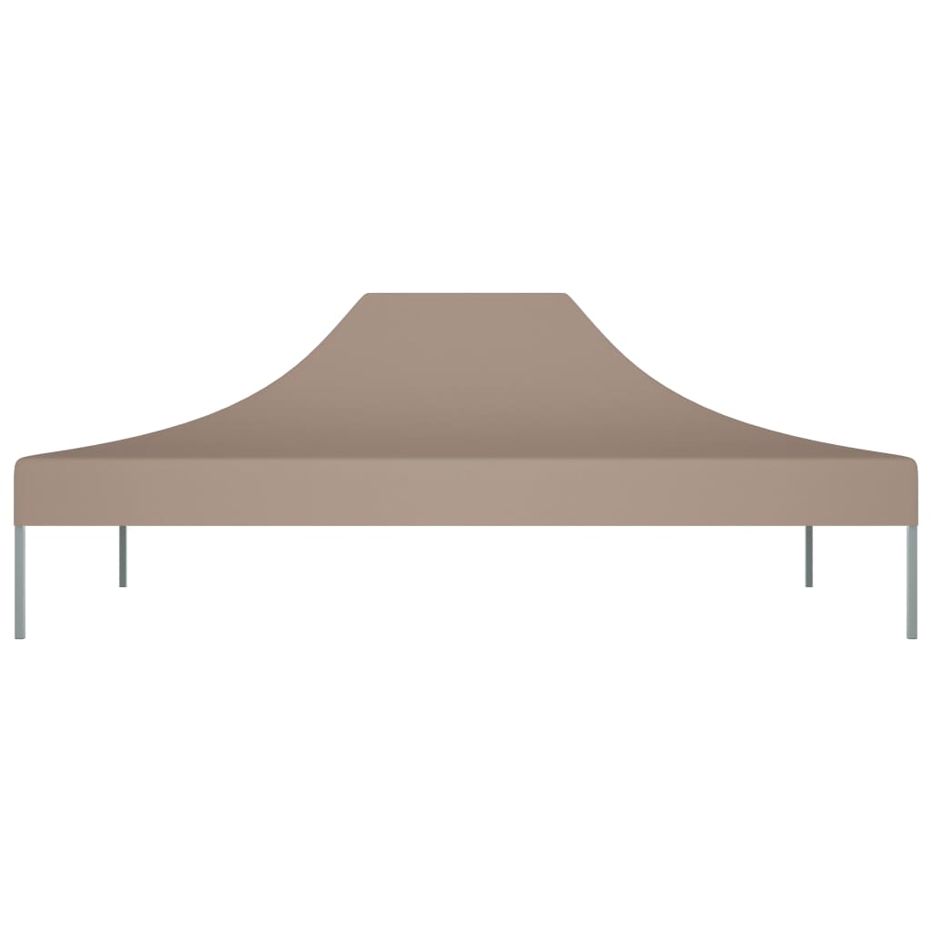 vidaXL Party Tent Roof 4.5x3 m Taupe 270 g/m²