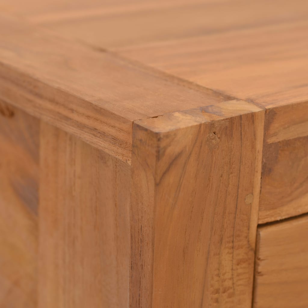 vidaXL Bedside Cabinet 50x30x35 cm Solid Teak Wood