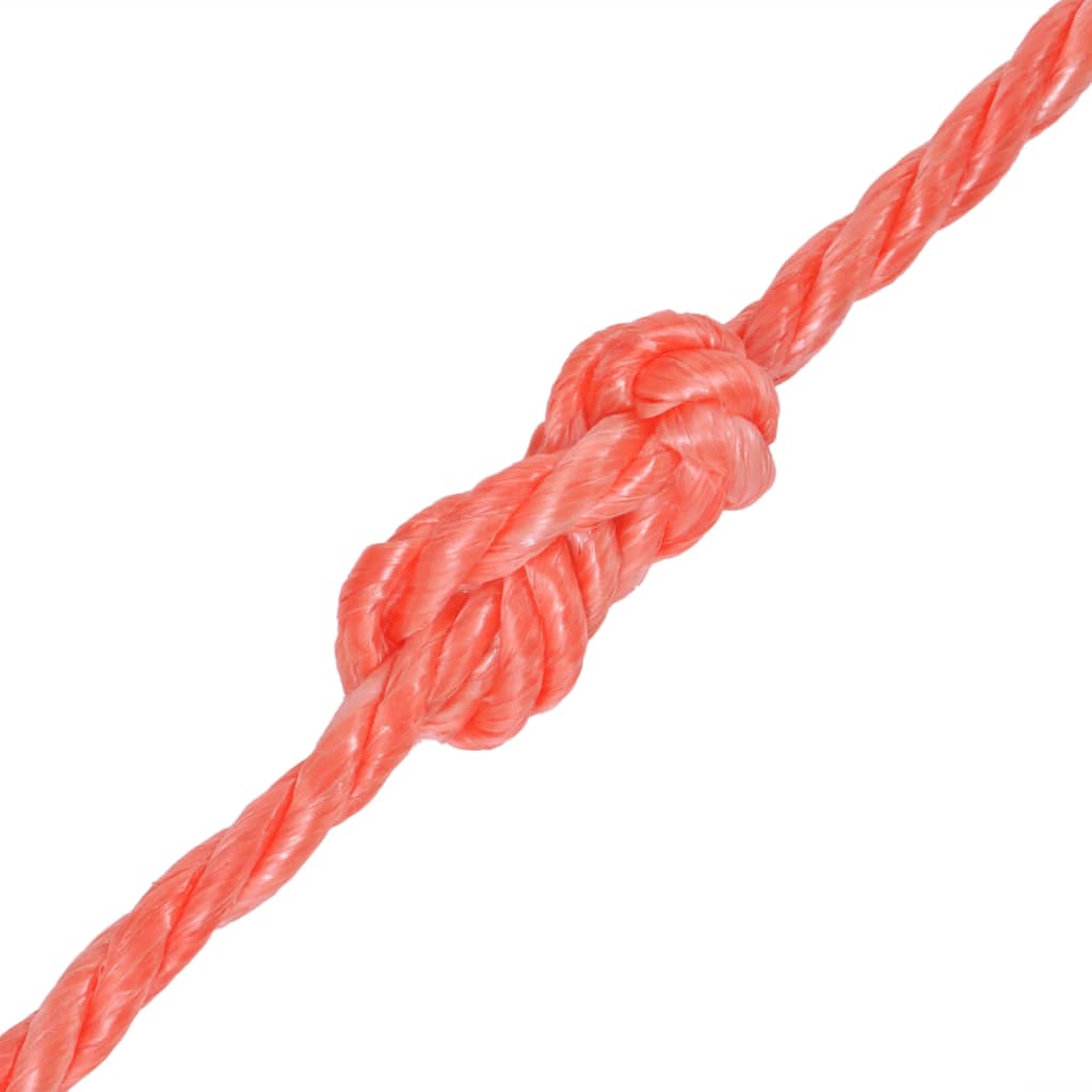 vidaXL Twisted Rope Polypropylene 14 mm 250 m Orange