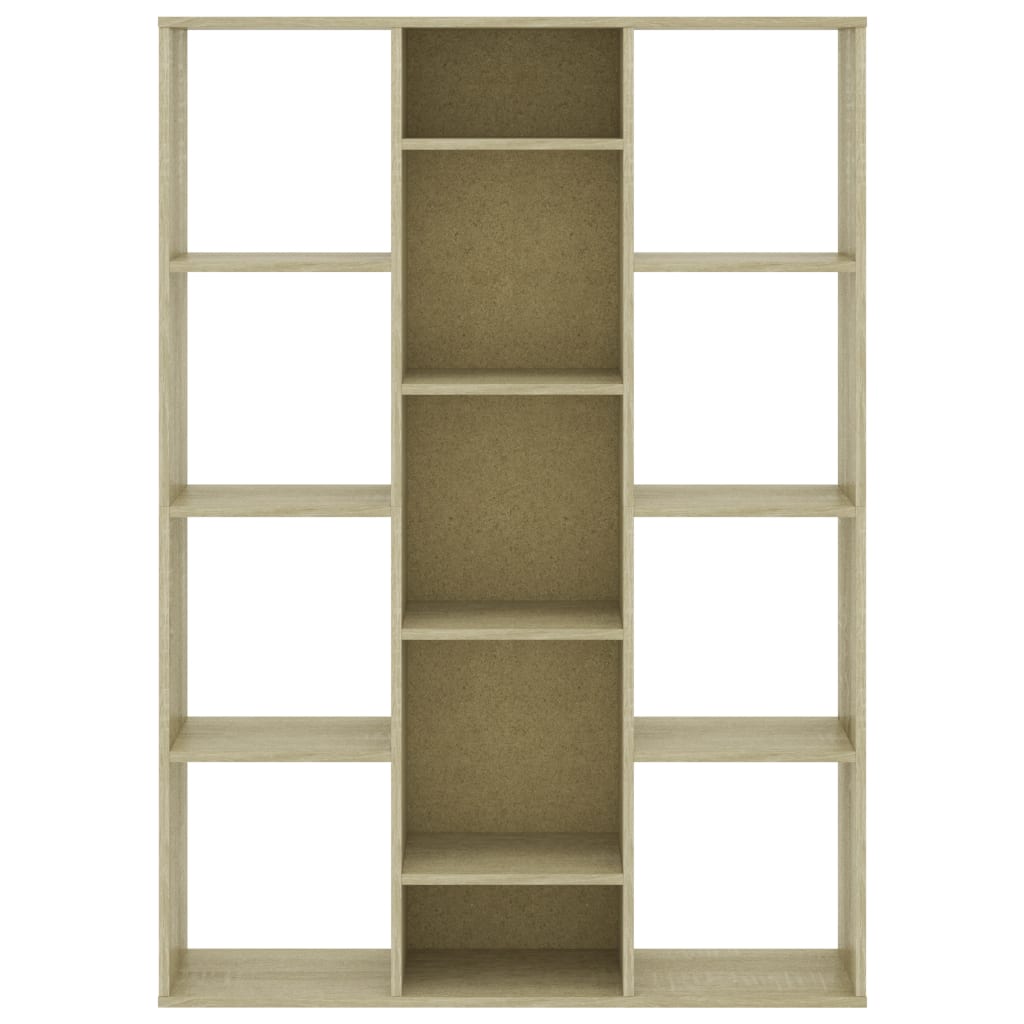 vidaXL Room Divider/Book Cabinet Sonoma Oak 100x24x140 cm Engineered Wood