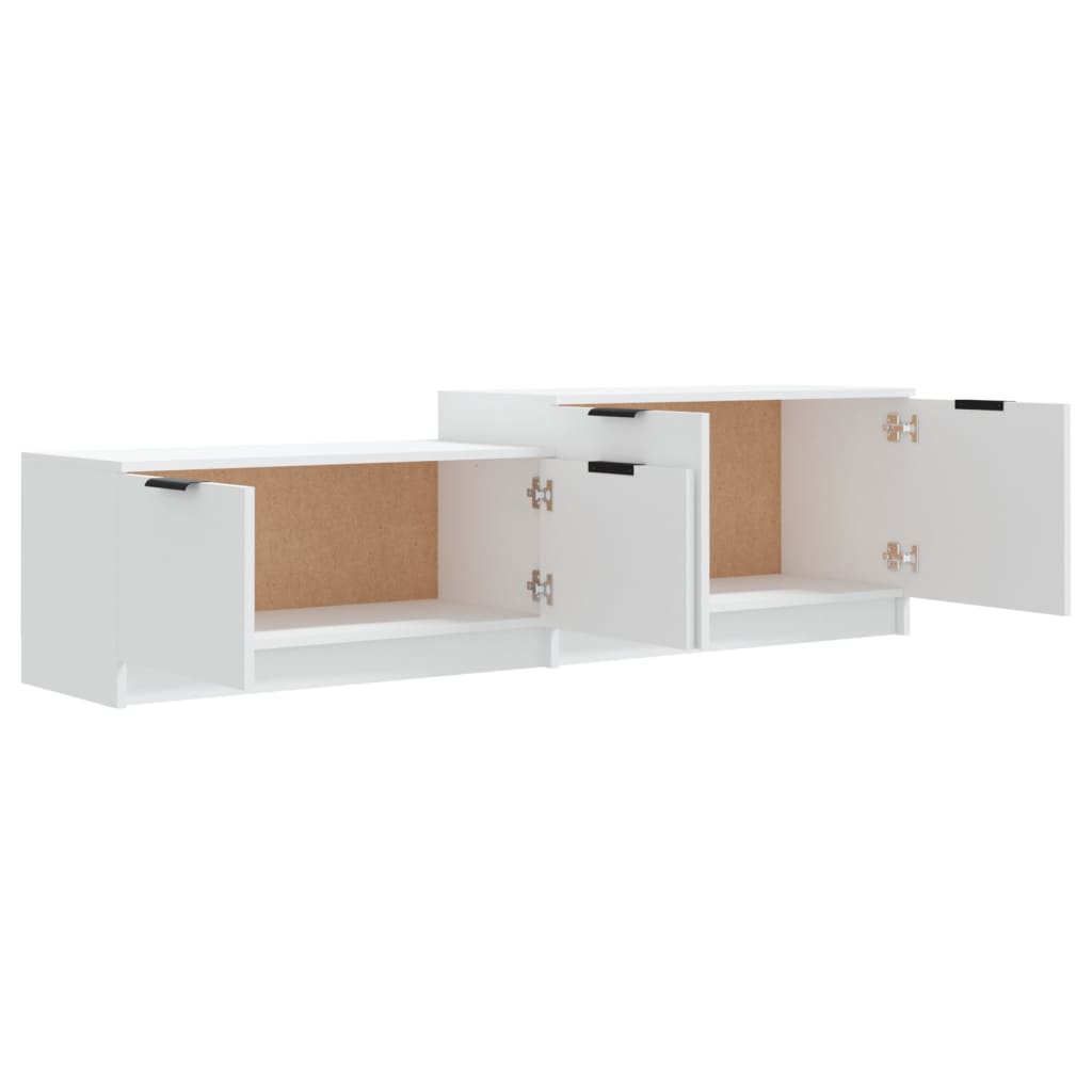 vidaXL TV Cabinet White 158.5x36x45 cm Engineered Wood
