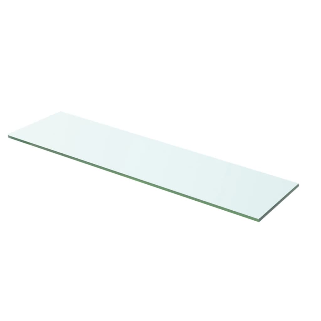 vidaXL Shelves 2 pcs Panel Glass Clear 60x12 cm