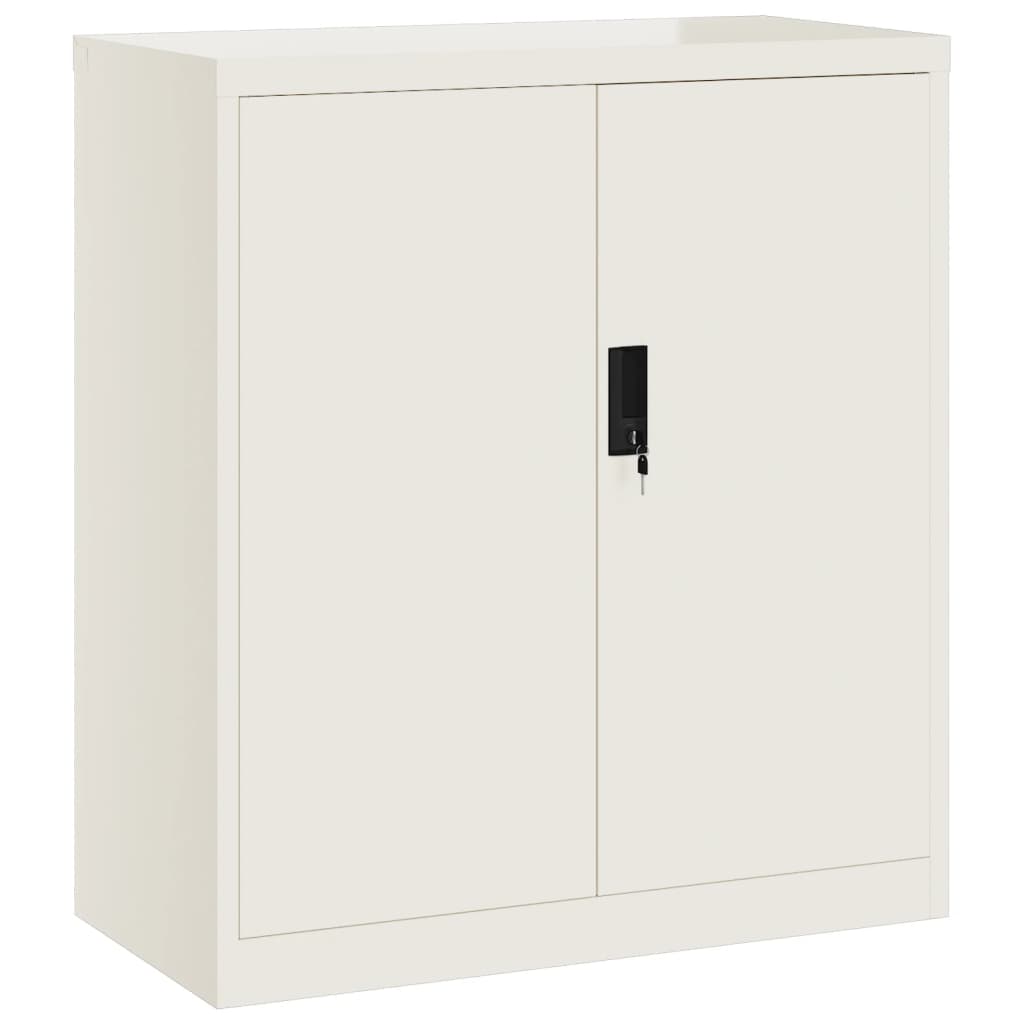 vidaXL File Cabinet White 79x40x90 cm Steel