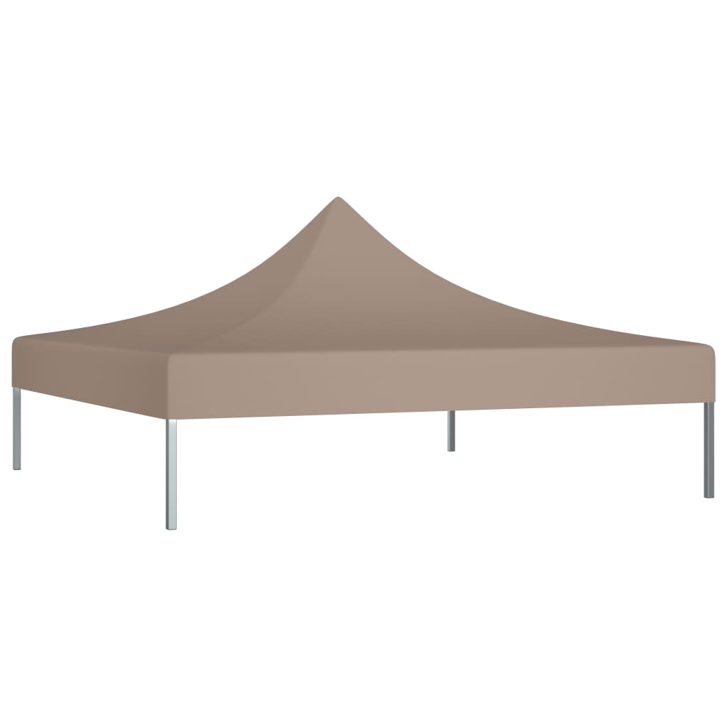 vidaXL Party Tent Roof 3x3 m Taupe 270 g/m²