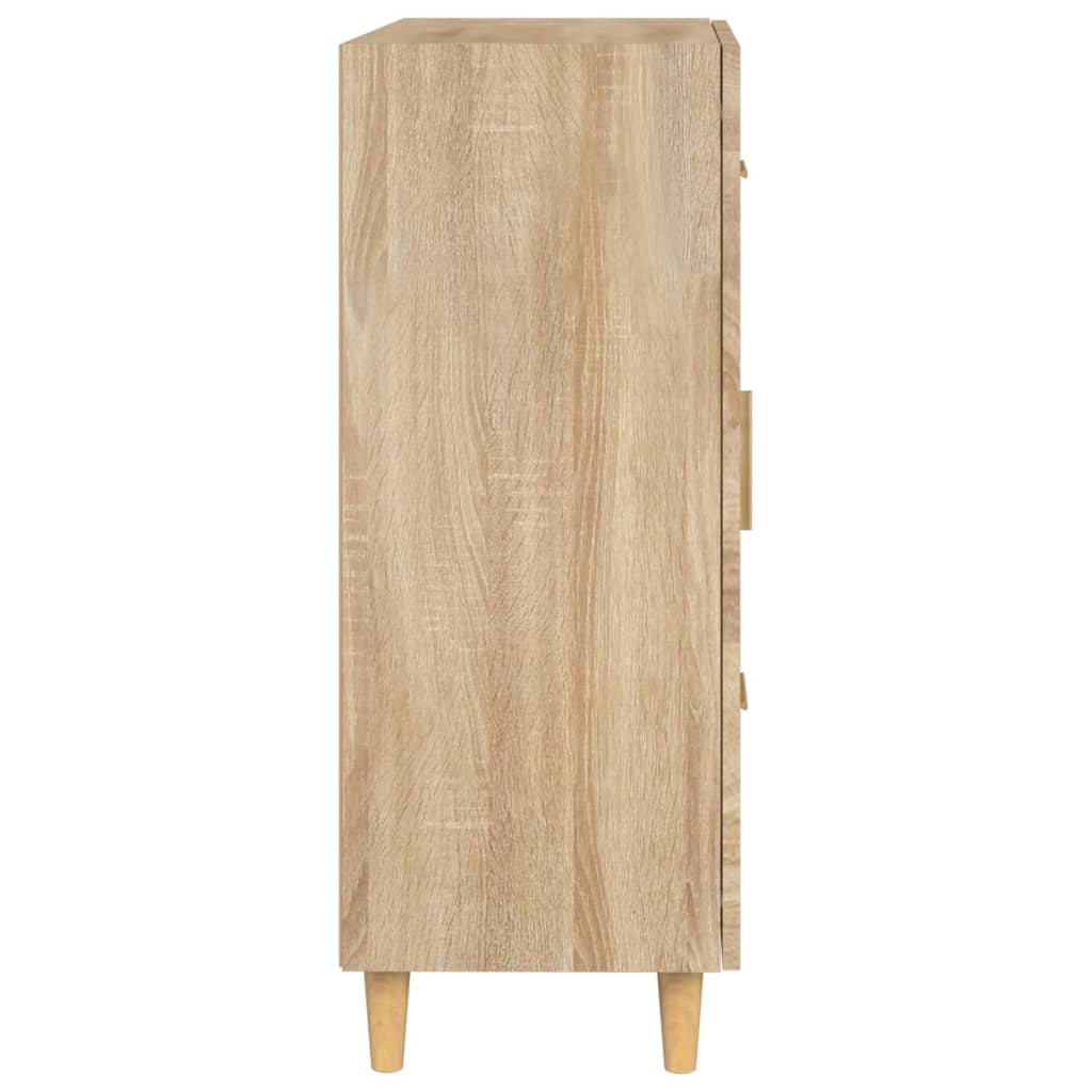 vidaXL Sideboard Sonoma Oak 69,5x34x90 cm Engineered Wood