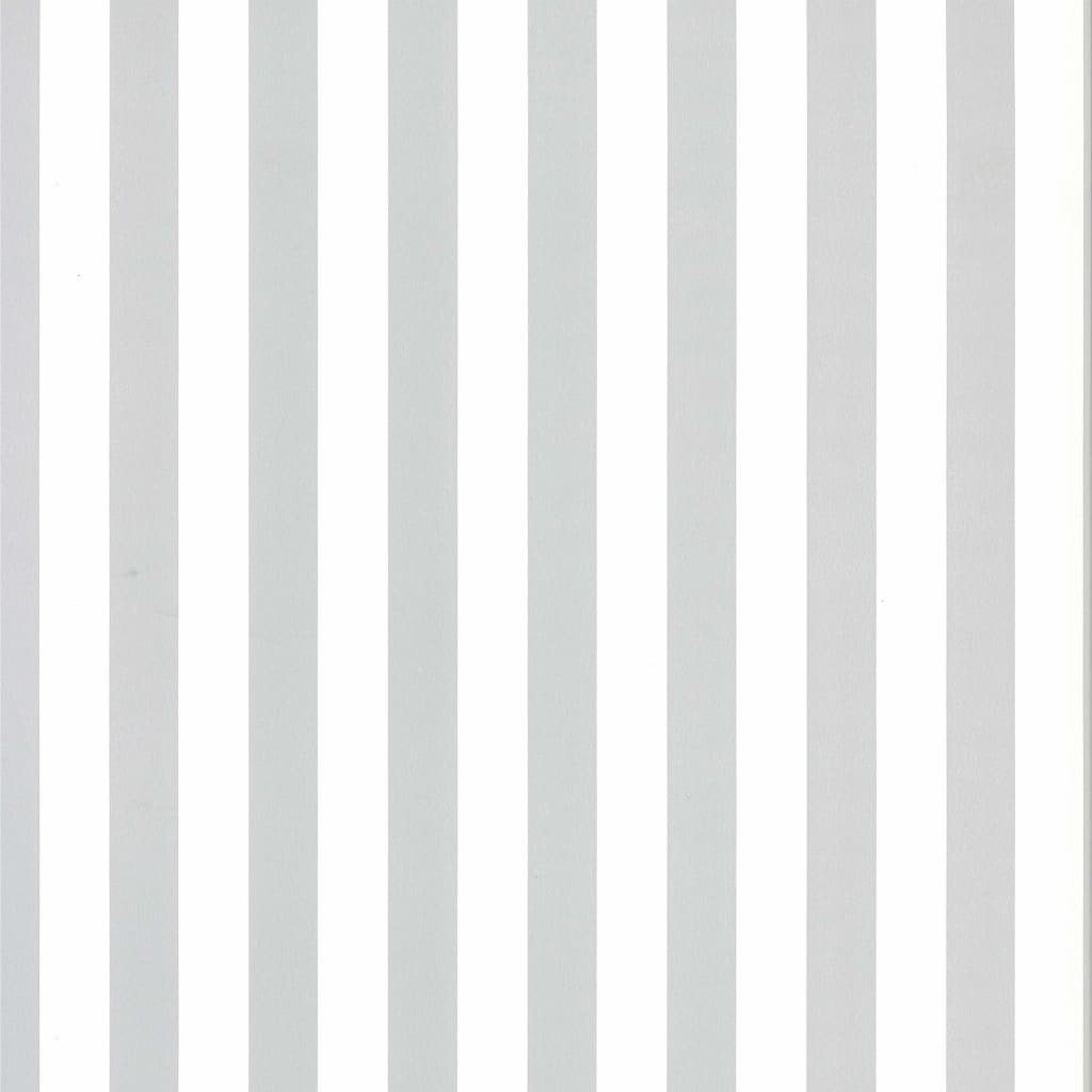 Noordwand Fabulous World Wallpaper Stripes White and Light Grey 67103-3