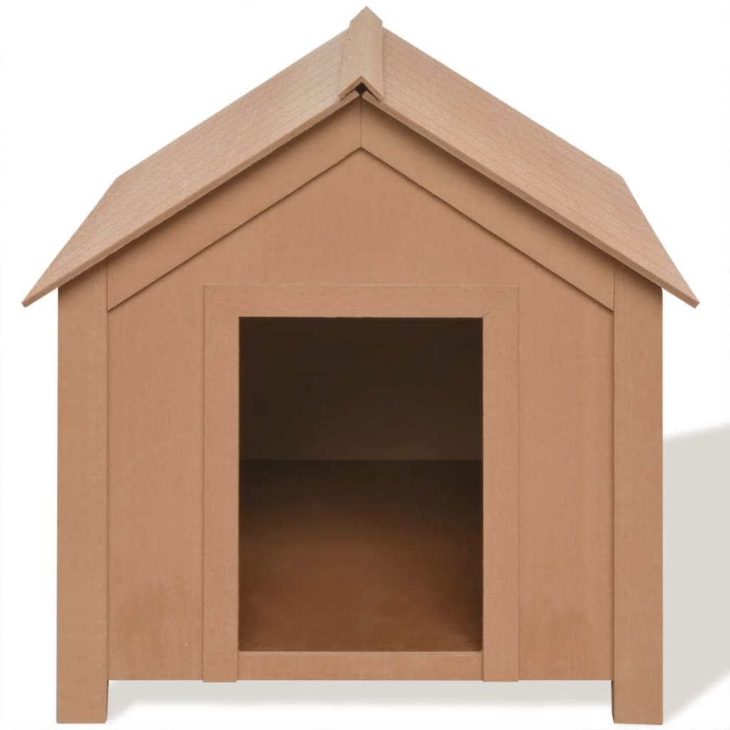 vidaXL WPC Dog House 73.5x68x74 cm Brown